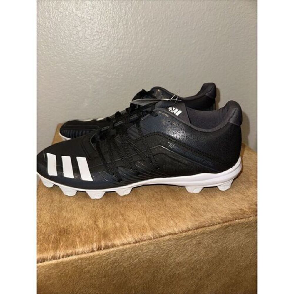 Adidas Mens Size 14‎ Blue White  Afterburner 6 MD Baseball Cleats DB3106